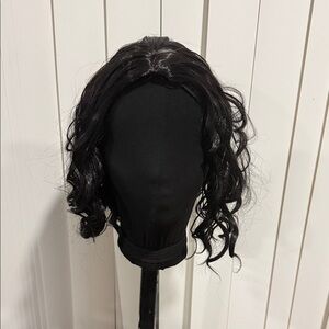 Black Curly Women's Wig Bob